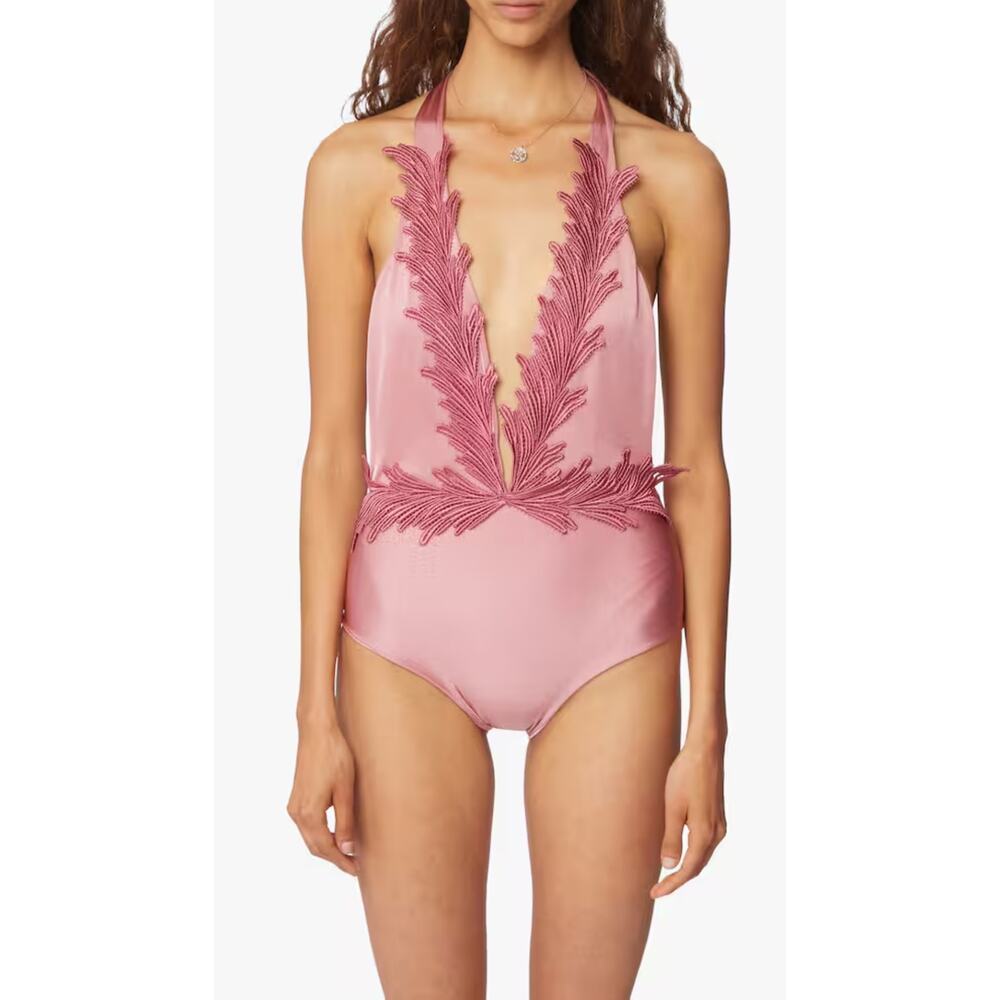 Clara Aestas Phoenix One-Piece Swimsuit Shiva (Pink) Size Medium NWT